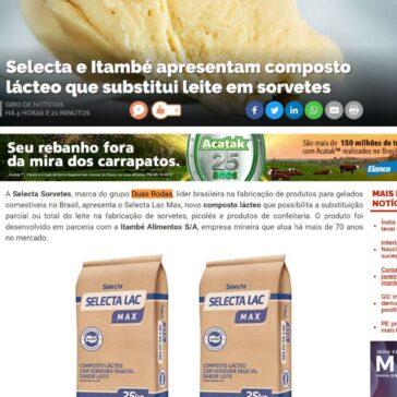 Selecta e Itambé apresentam novidade para sorvetes – MilkPoint