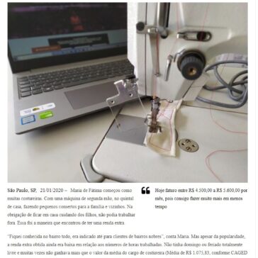 Costureira fatura alto ao aliar a costura com a tecnologia, usando moldes na internet para fazer renda extra – É Pop na Web