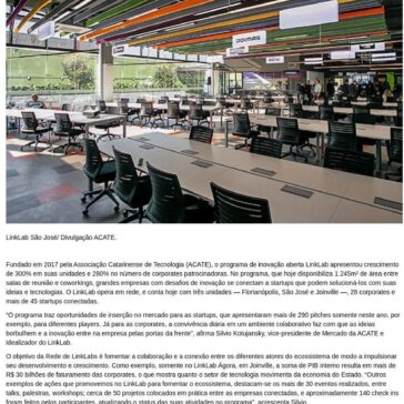 Programa catarinense de inovação aberta cresce 300% em 2019 – Acontecendo Aqui