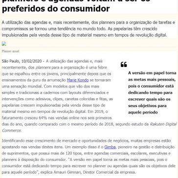 Mesmo em tempos de digitalização, planners e agendas voltam a ser os preferidos do consumidor – Planeta Pará