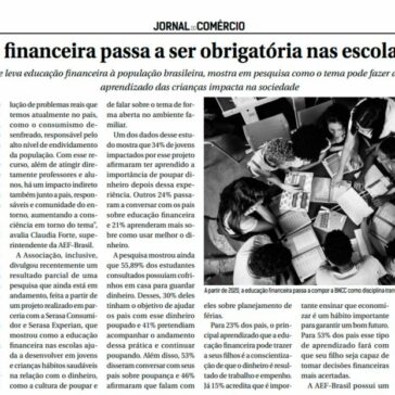Educação financeira passa a ser obrigatória nas escolas em 2020 – Jornal do Comercio