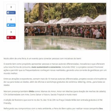 Feira do Bem é Sou Resíduo Zero – Sou Resíduo Zero
