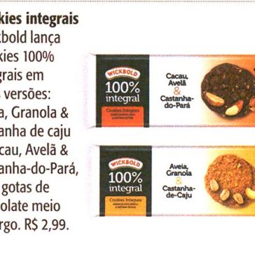 Cookies integrais – Ana Maria Receitas (Revista Ana Maria)