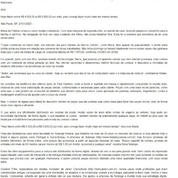 Costureira fatura alto ao aliar a costura com a tecnologia, usando moldes na internet para fazer renda extra – Dicas BH