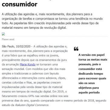 Mesmo em tempos de digitalização, planners e agendas voltam a ser os preferidos do consumidor – Falando da Notícia