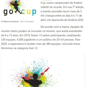 Penalty apoiará maior torneio de futebol infantil do mundo – MSN Brasil