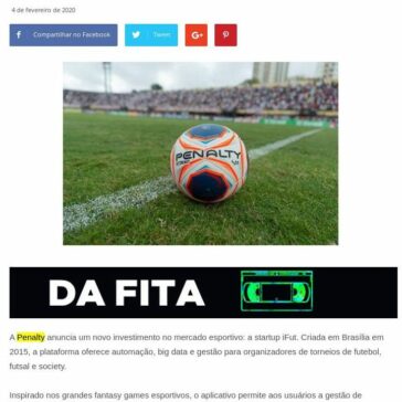 Penalty investe em startup de gestão de torneios de futebol – Grandes Nomes da Propaganda