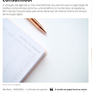 Mesmo em tempos de digitalização, planners e agendas voltam a ser os preferidos do consumidor – Negócios e Ideias