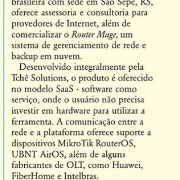 Tchê Solutions: novo sistema para gerenciamento de rede – RTI