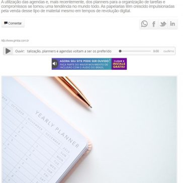 Mesmo em tempos de digitalização, planners e agendas voltam a ser os preferidos do consumidor – Ab Notícias