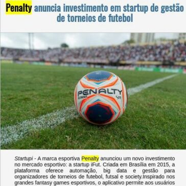 Penalty anuncia investimento em startup de gestão de torneios de futebol – EexpoNews