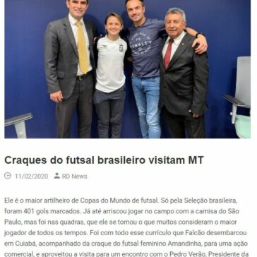 Craques do futsal brasileiro visitam MT – Guarantã News
