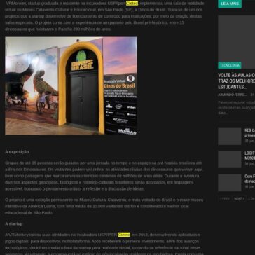 Mundo dos dinossauros é uma das maiores salas de realidade virtual do mundo – Blog do Armindo