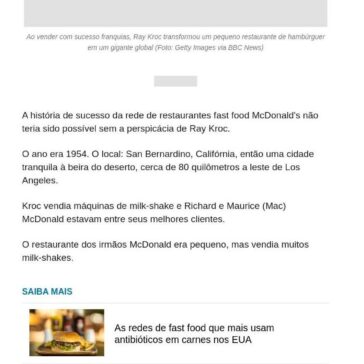 Como o McDonald’s revolucionou o mundo dos negócios – Época Negócios (Online)