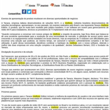 Tanaza Intelbras Edition é bem recebido pelo público brasileiro – Difundir