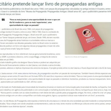 Publicitário pretende lançar livro de propagandas antigas – Estágio Online