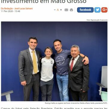 Craque do futsal, Falcão acredita que o esporte precisa ter mais investimento em Mato Grosso – Olhar Direto