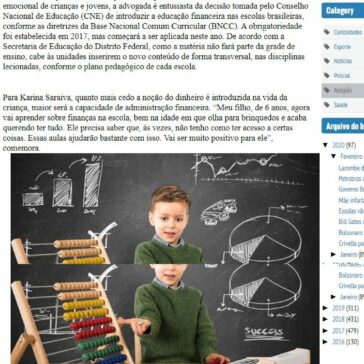 Escolas vão ensinar educação financeira a crianças – Folha da Política
