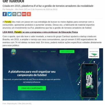 Penalty segue estratégia e investe em startup de futebol – Máquina do Esporte