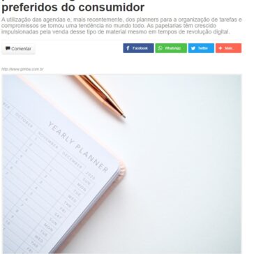 Mesmo em tempos de digitalização, planners e agendas voltam a ser os preferidos do consumidor – Marcos Imprensa
