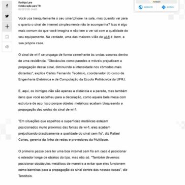 Wi-fi capenga? Veja dicas para melhorar a qualidade do sinal na sua casa – UOL