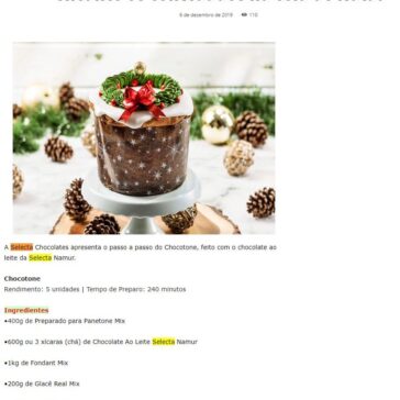 Aprenda o passo a passo do Chocotone e encante os convidados na ceia de Natal – Comida na mesa
