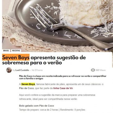 Seven Boys apresenta sugestão de sobremesa para o verão – Gastronominho