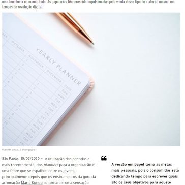 Mesmo Em Tempos De Digitalização, Planners E Agendas Voltam A Ser Os Preferidos Do Consumidor – Gazeta Brasília