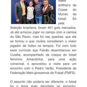 FALCÃO E AMANDINHA VISITAM MATO GROSSO – Diário da Serra (On-line)
