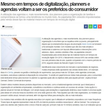 Mesmo em tempos de digitalização, planners e agendas voltam a ser os preferidos do consumidor – Cidade no Ar