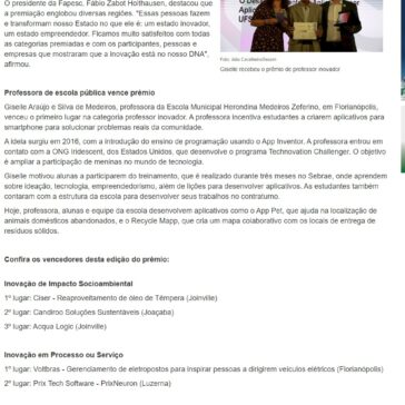 Fapesc divulga vencedores do Prêmio de Inovação Catarinense – RCN Online