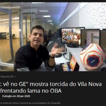“Vc vê no GE” mostra torcida do Vila Nova enfrentando lama no OBA – Globo Play