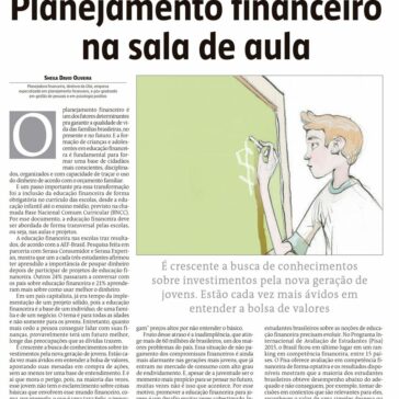 Planejamento financeiro na sala de aula – Estado de Minas