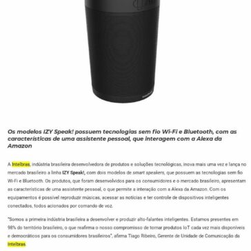 Intelbras apresenta a linha smart speakers – Digital Security