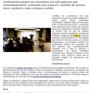 Como resolver os seis Cs de conflitos em condomínios? – Gazeta de Votorantim