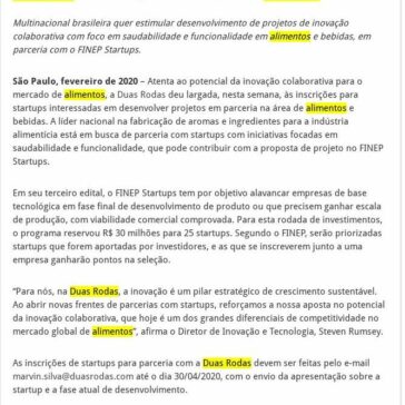 Duas Rodas abre inscrições para startups de alimentos – 2A Alimentos