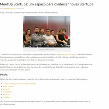 MeetUp Startups: um espaço para conhecer novas Startups – Agência USP de Inovação