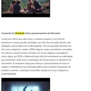 “A gente é o que a gente nutre”: campanha da Wickbold reforça pilares da marca – Folha de Vitória
