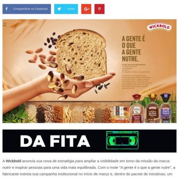 “A gente é o que a gente nutre”: campanha da Wickbold reforça pilares da marca – Grandes Nomes da Propaganda