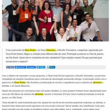 Competição premia startups mais inovadoras do mercado de alimentos – Panificacion Latam News