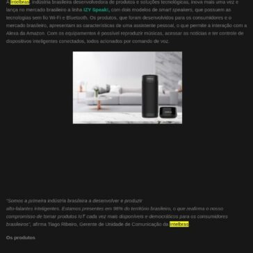 Intelbras apresenta sua linha smart speakers desenvolvida para os consumidores e o mercado brasileiro – Blog do Armindo
