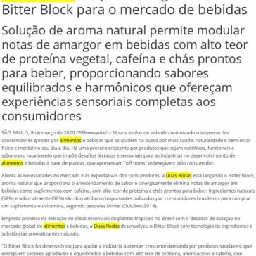 Duas Rodas lança tecnologia de sabor Bitter Block para o mercado de bebidas – Jornal Joseense News