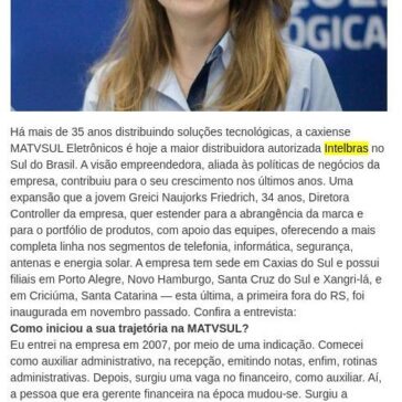 “Nosso desafio diário é estar sempre atualizado”, diz Diretora Controller da caxiense MATVSUL – Central de Notícias