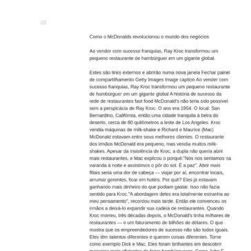 Como o McDonald’s revolucionou o mundo dos negócios – Head Topics