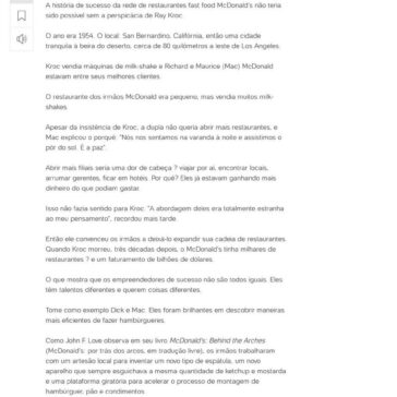 Como o McDonald’s revolucionou o mundo dos negócios – UOL