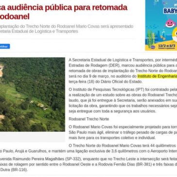Governo marca audiência pública para retomada de obras do Rodoanel – ABC do ABC