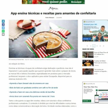 App ensina técnicas e receitas para amantes de confeitaria – MSN Brasil