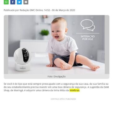 OeM Shop vende câmera de segurança Wi-Fi – Portal GMC Online