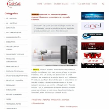 Intelbras apresenta sua linha smart speakers desenvolvida para os consumidores e o mercado brasileiro – Call to Call