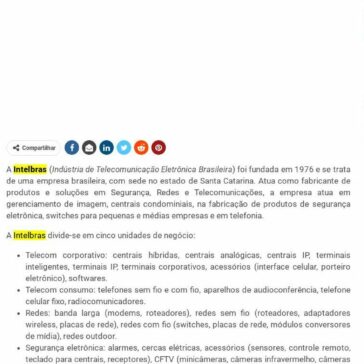 Trabalhe na Intelbras: Empresa abre novas vagas de emprego no Brasil; Confira! – Noticias Concursos